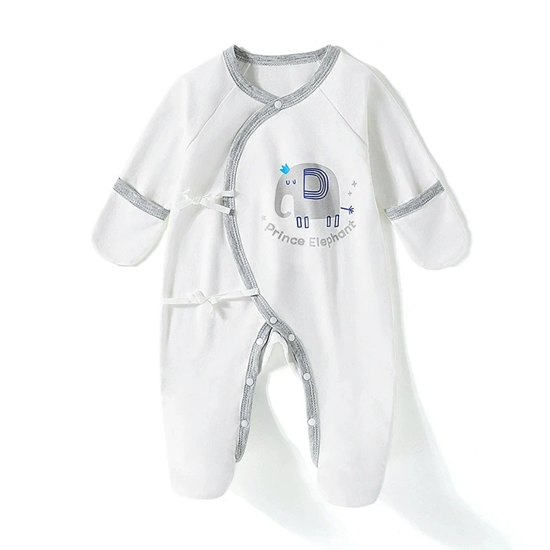 Conjunto de 2 piezas de primavera y otoño para recién nacidos, peleles informales de algodón de manga larga con dibujos animados para niño, monos, ropa de Boutique para bebé BC641 - imagen 2