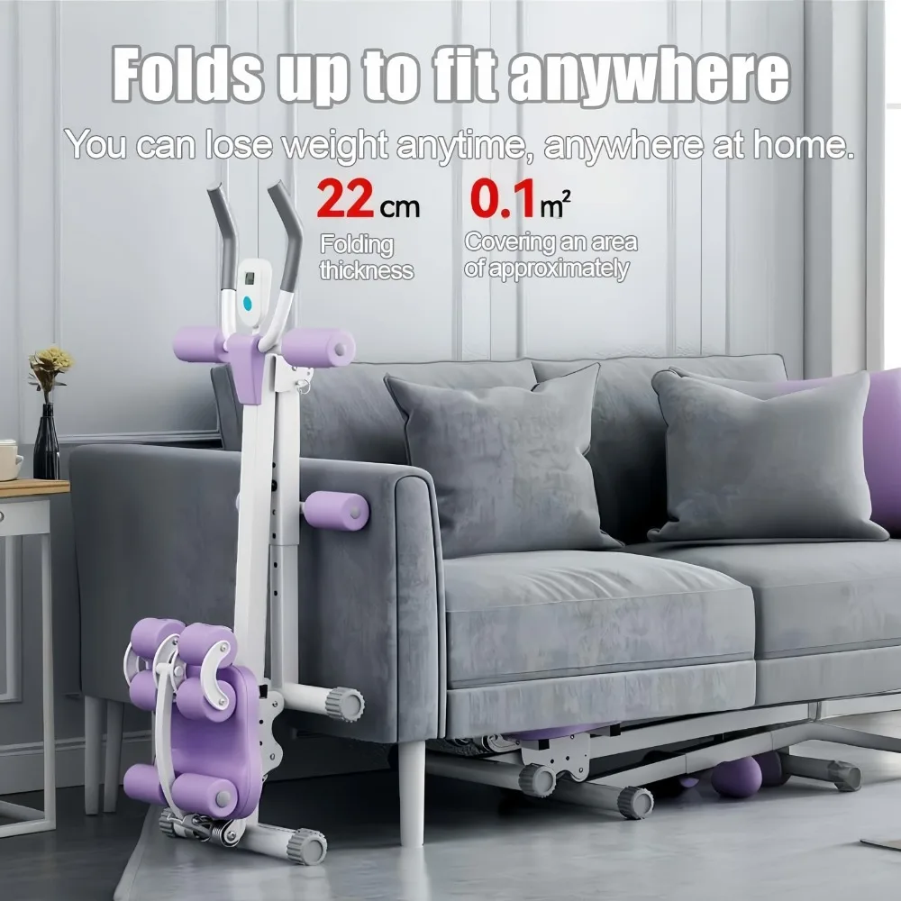 Máquina de abdominales plegable con soporte lumbar para casa - imagen 2