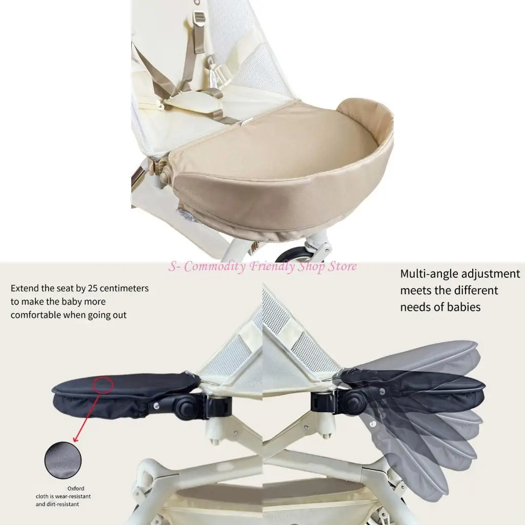 85ae Carrollas ajustables para bebés Funcionar reposo en pierna Estructura seguridad reforzada adecuada para varios
