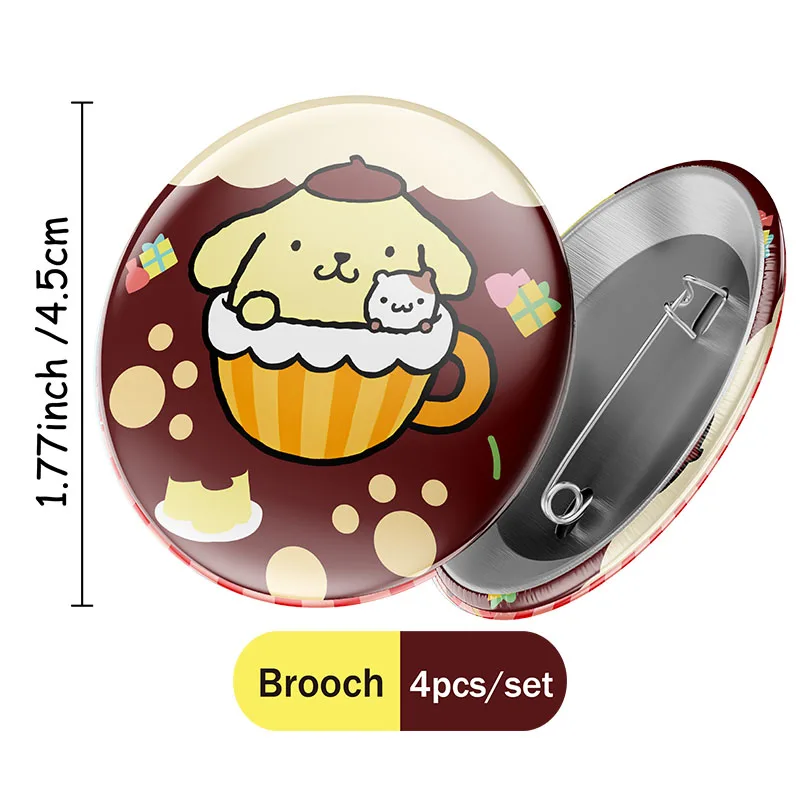 Brooch 4Pcs 2
