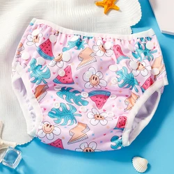 Pañal de natación lavable para bebé - Ajustable y ecológico seguro