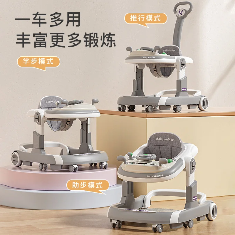 Andador para bebé 2025, ligero, plegable, multifuncional, antivuelco, ayuda a los bebés, los niños aprenden a caminar - imagen 3