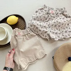 Pantalones cortos MILANCEL – Florales de algodón para niño verano