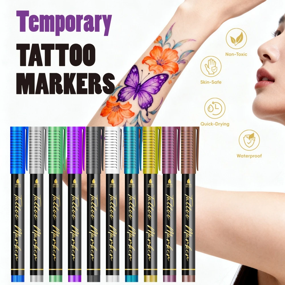 Kit tatuajes temporales infantiles – 24 colores pintura facial niños - imagen 3