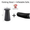 Stool and sofa-E