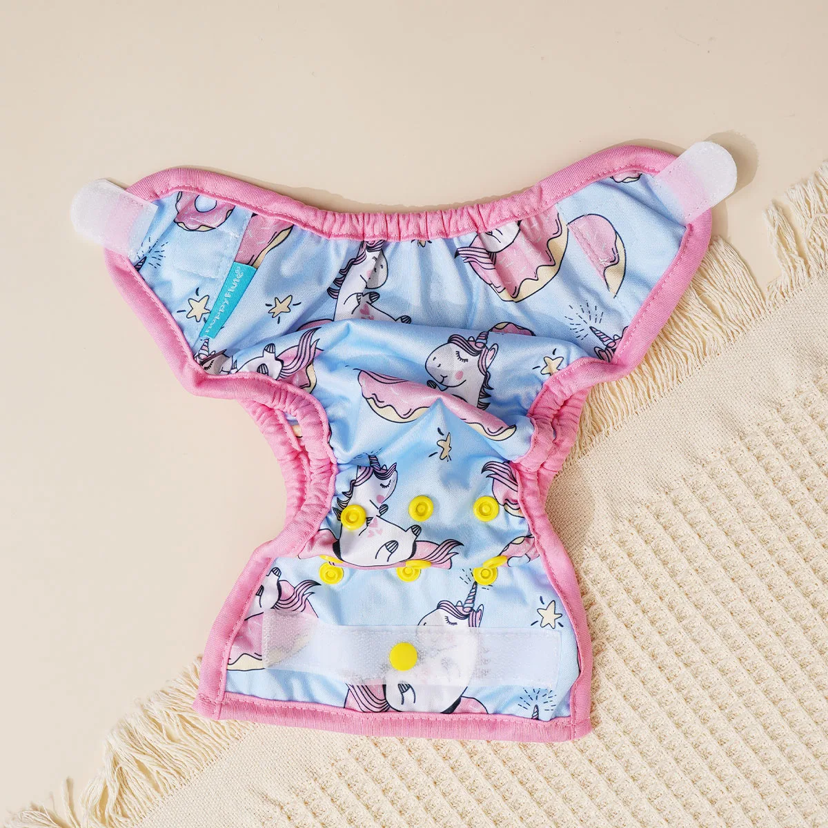Pañales de tela reutilizables cómodos y ajustables para bebé - imagen 5