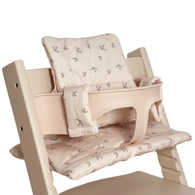Cojín para silla de comedor de bebé, almohadilla integrada antideslizante para otoño e invierno, funda de asiento portátil para uso al aire libre, accesorios para sillas de comedor - imagen 4