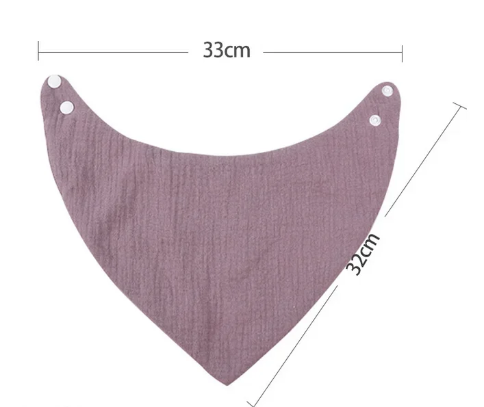 Baberos de algodón suave para bebé, paños para eructar para niños y niñas, toalla de baba de muselina para bebé, bufanda de alimentación, toalla de Saliva infantil, elementos esenciales para guardería - imagen 5