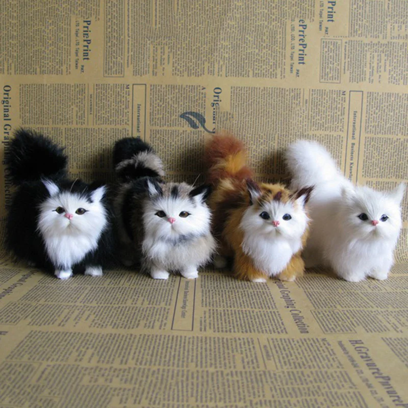 Peluche gato realista y suave para niños – Regalo cumpleaños - imagen 3