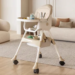 Silla de comer para bebé evolutiva, plegable y cómoda