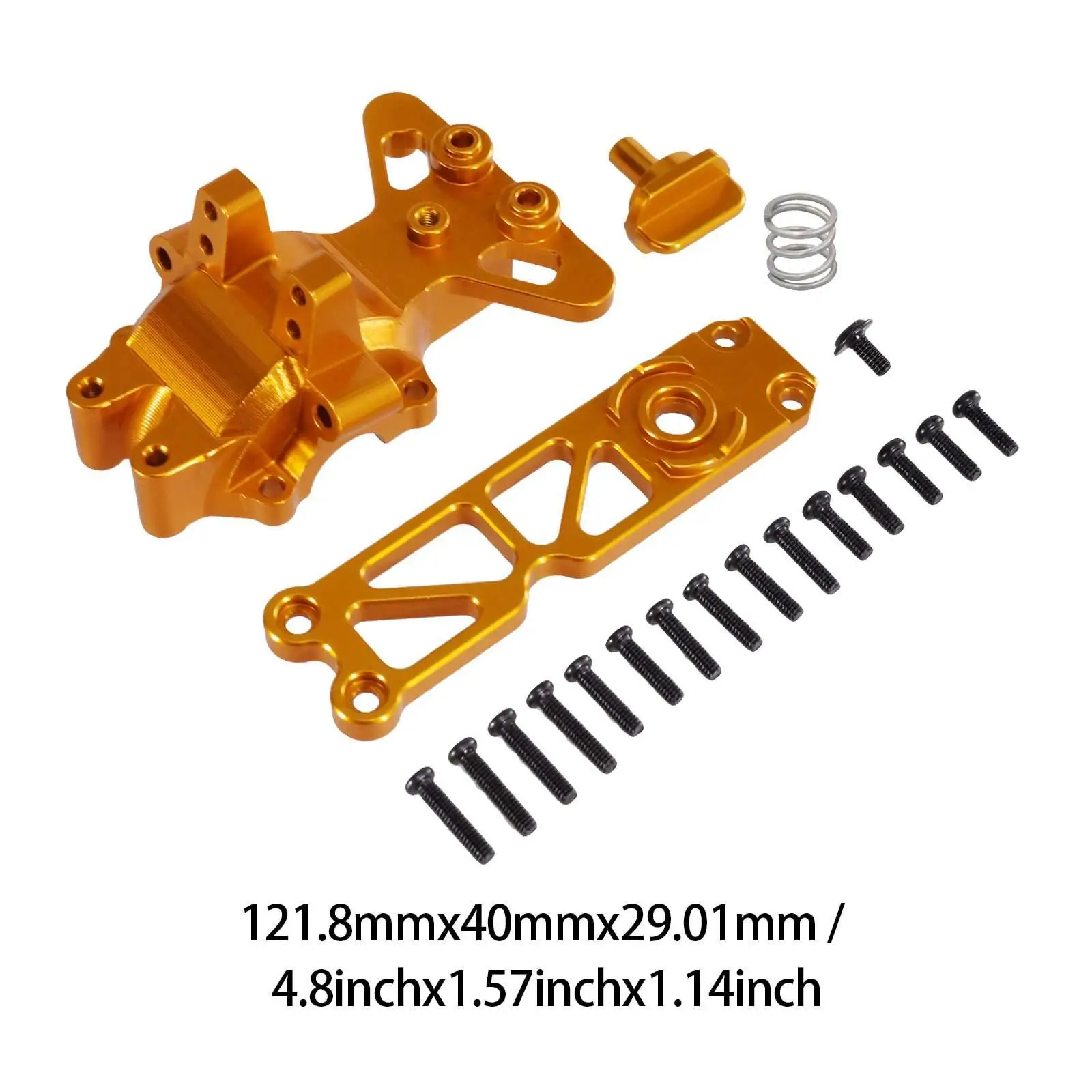 Front Upper Gearbox Cover Parts Multipurpose Remote Control Car Sturdy Easy Installation Replacements for 16209 16210 M163