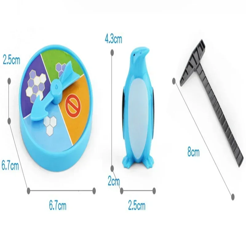 ¡CALIENTE! Mini trampa de pingüinos para padres e hijos, entretenimiento interactivo, juego de mesa interior, juguetes para chico, rompecabezas familiar, bloque de hielo, guardar pingüino - imagen 5