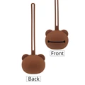 1PC Brown red