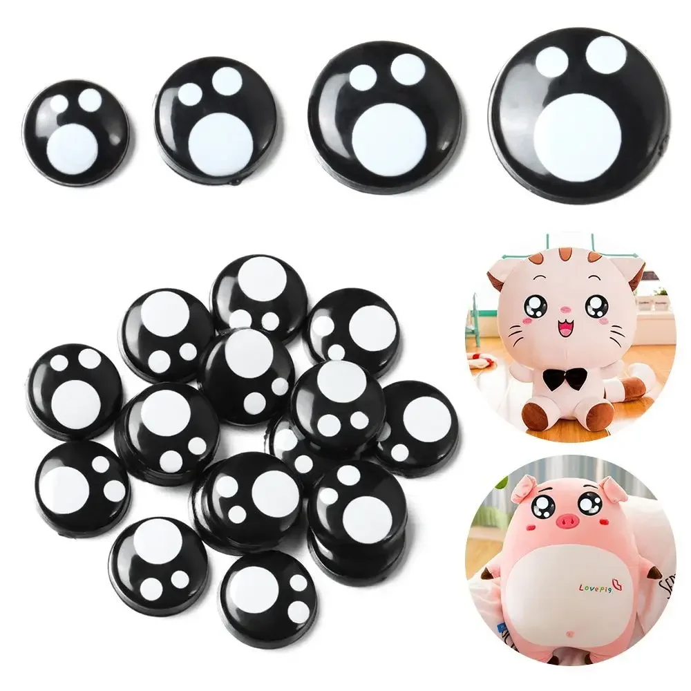 Ojos de seguridad negros de plástico para peluches - imagen 4
