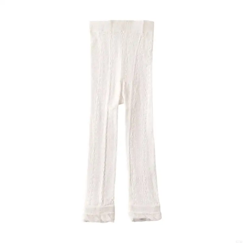 Medias de verano para niñas, medias finas de malla para niñas, pantimedias de moda para niños, mallas de princesa suaves sólidas de algodón de 1 a 6 años - imagen 5