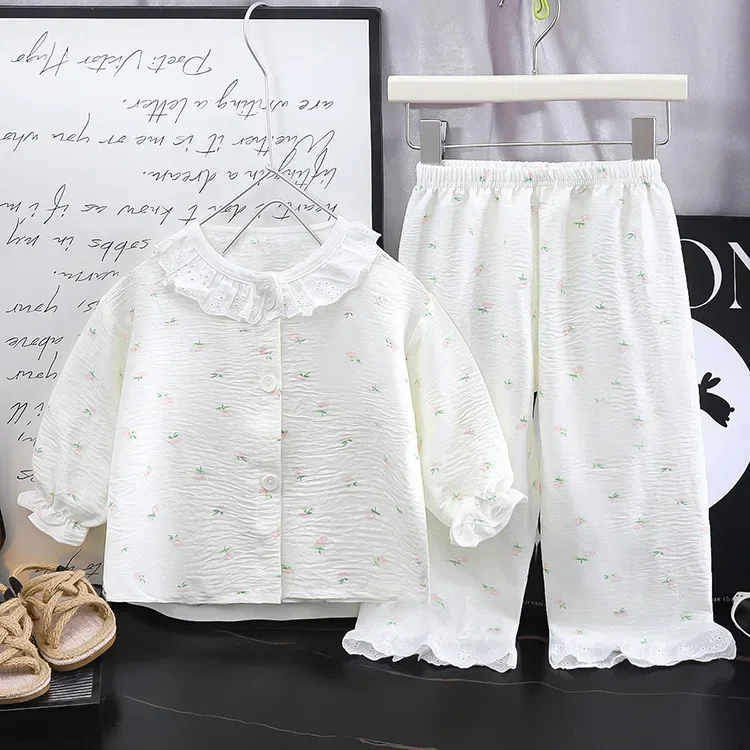 Pijamas con floral para niño – Algodón ligero y transpirable - imagen 4