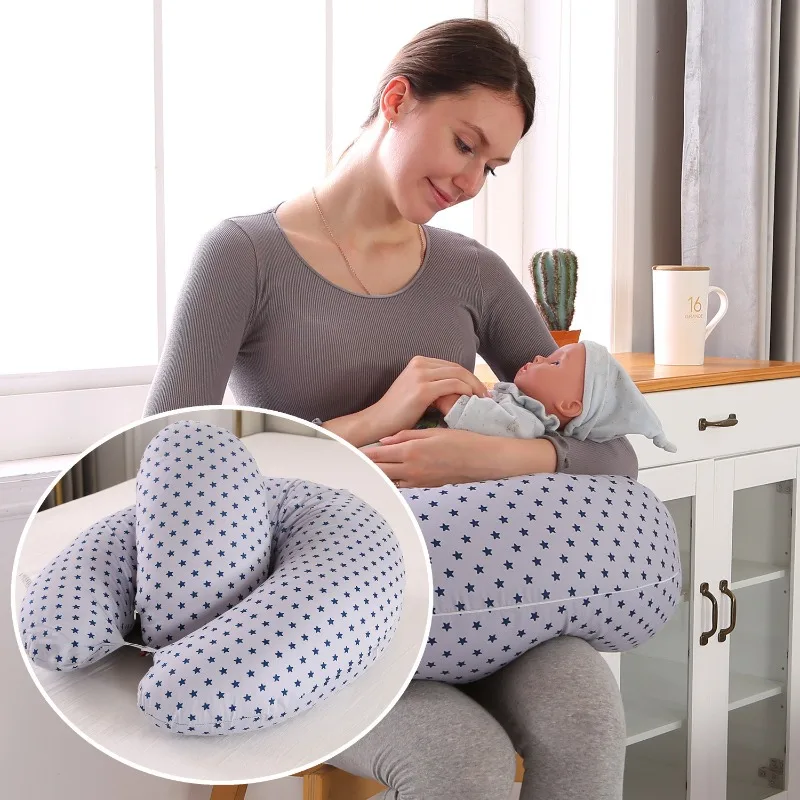 Almohada de embarazo para dormir, lactancia y descanso del bebé