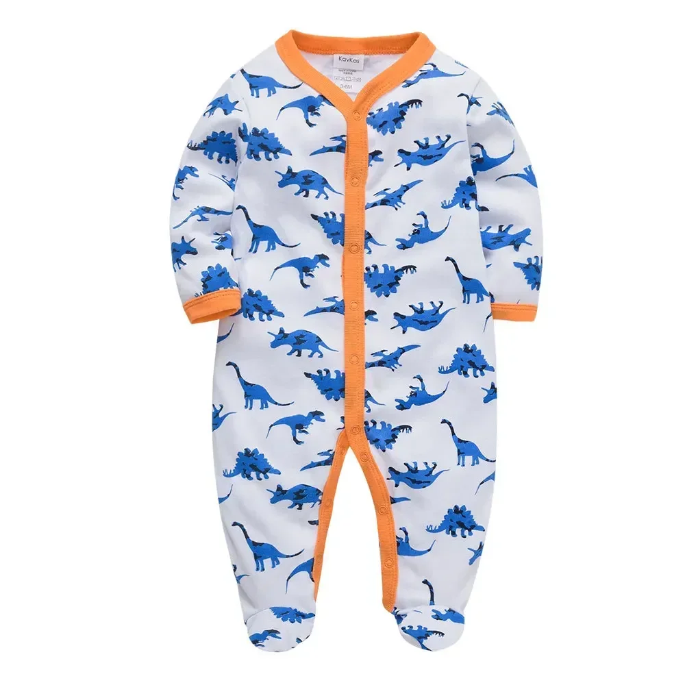 White Blue Dinosaur