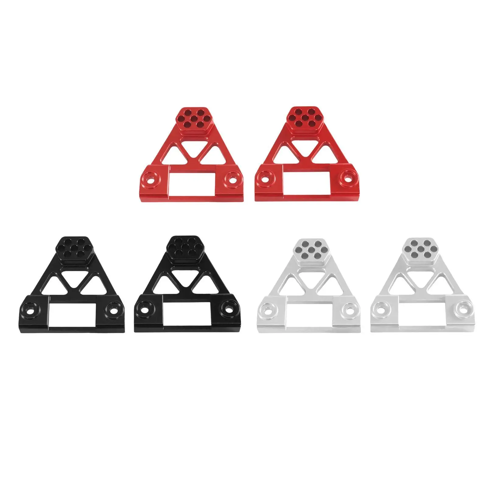 Aluminum Alloy Rear Shock Towers Easy Installation Heavy Duty Lightweight Shock Absorber Mounts for 1/12 H12Y Remote Control Car