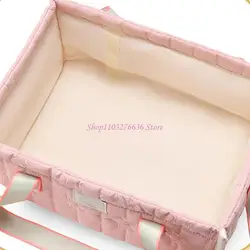 Bolso de pañales plegable con compartimentos organizados para viajes
