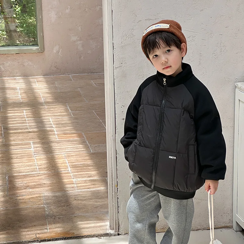 Abrigo de plumón cálido para niños – Chaqueta invernal con cuello - imagen 5