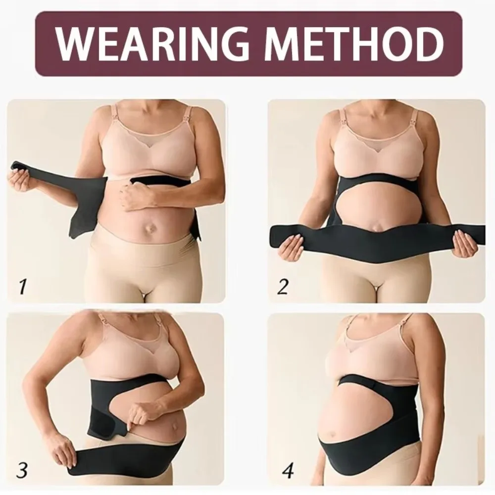 Cinturón de maternidad ajustable – soporte abdominal para embarazadas - imagen 5