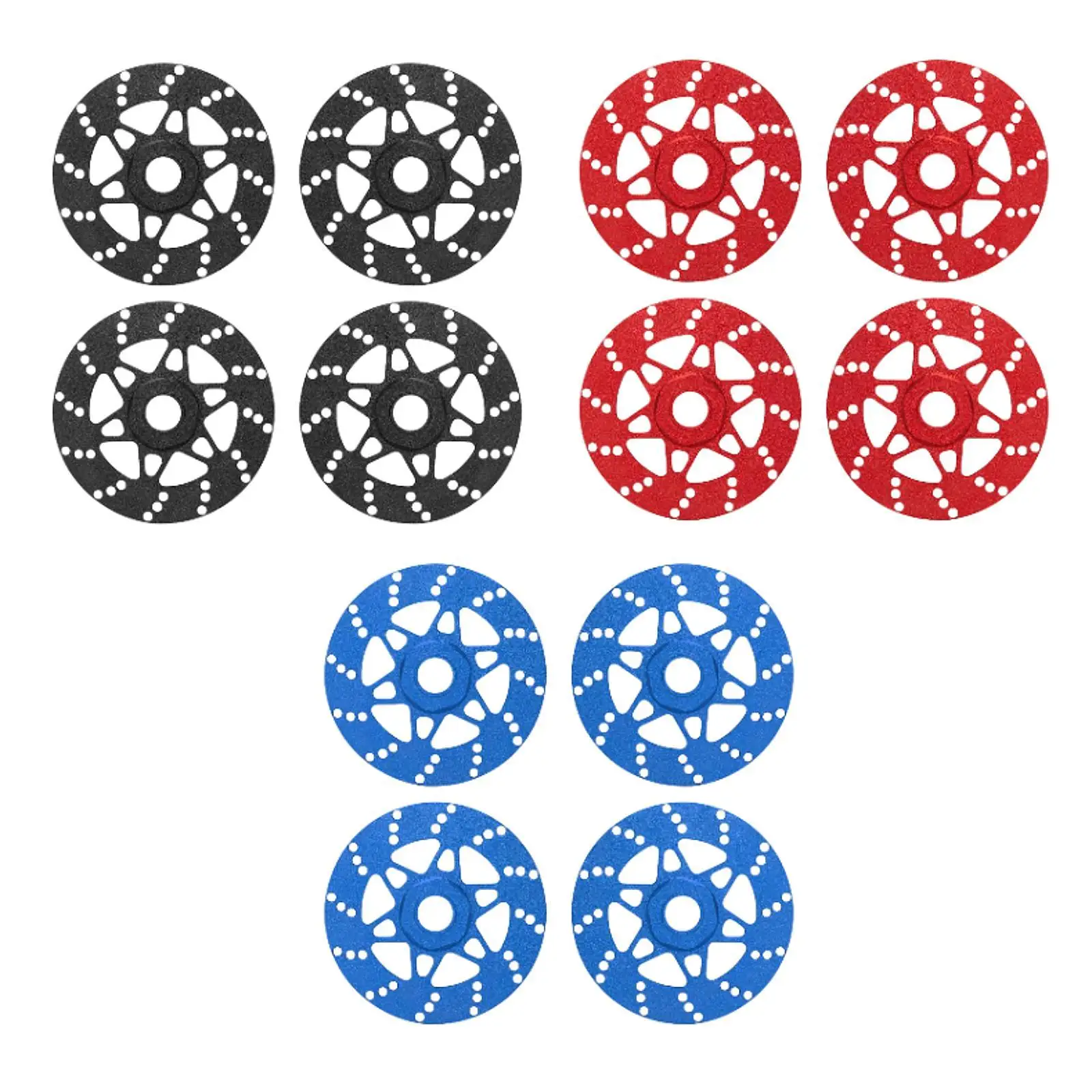 4Pcs RC Wheel Brake Disc for 1:7 1:8 Scale RC Truck Car Parts DIY Modified