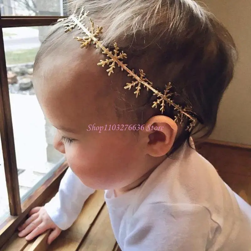 Diademas festivas R6FD, cómodas diademas navideñas, gorros elásticos para niña - imagen 5