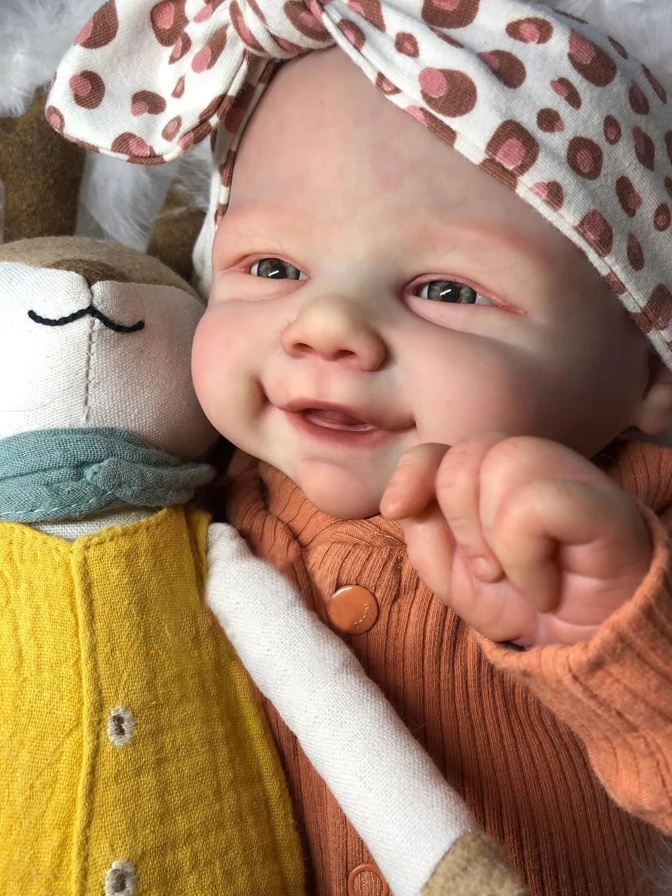NPK Vivienne muñeca Reborn realista piel pintada a mano cuerpo suave - imagen 2