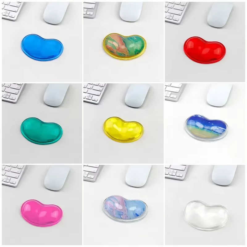 Reposamuñecas ratón PC gel silicona – Alivio dolor muñeca oficina - imagen 2