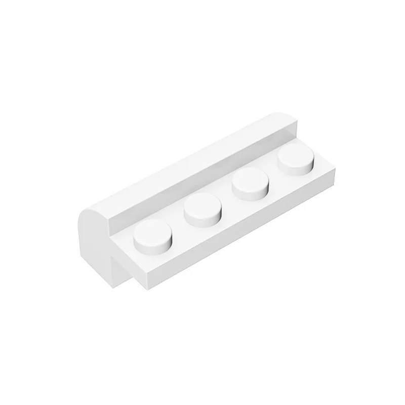 Piezas de 20 piezas MOC 6081, pendiente de ladrillo curvada 2x4x1 1/3 con parte superior curvada Compatible con Assmble DIY, bloques de construcción de partículas, juguete para niños - imagen 2