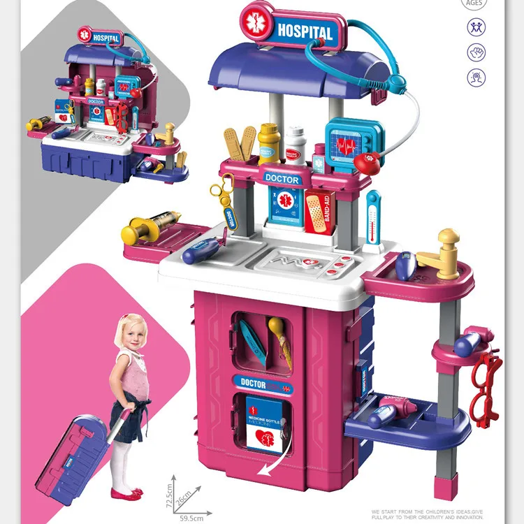 38pcs Pink HOSPITAL
