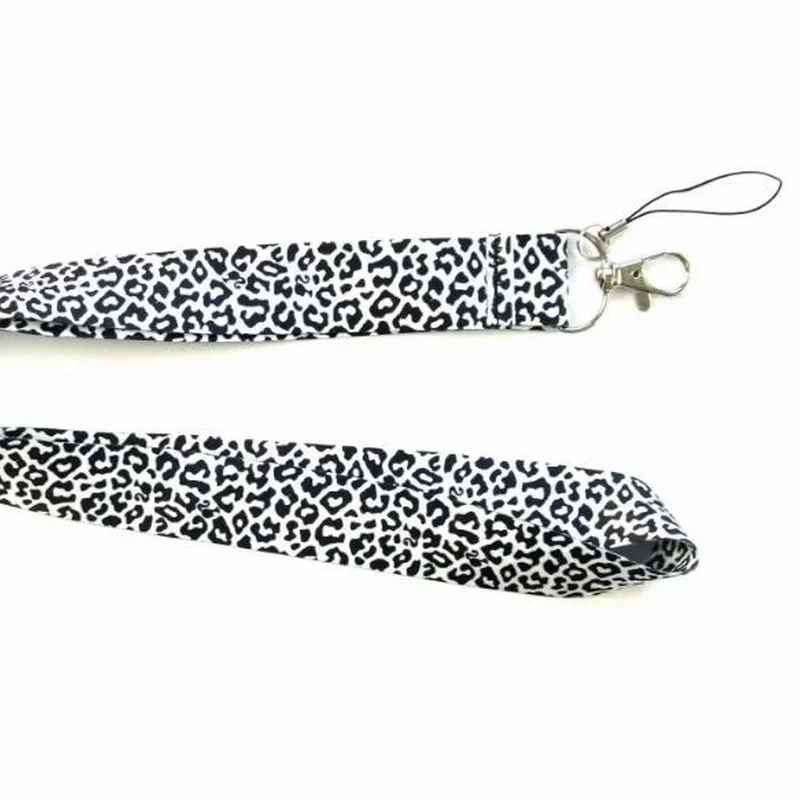 Correa para teléfono móvil con estampado de leopardo, tarjetero con hebilla, llavero, organizador para teléfono móvil, cordón colgante duradero - imagen 2
