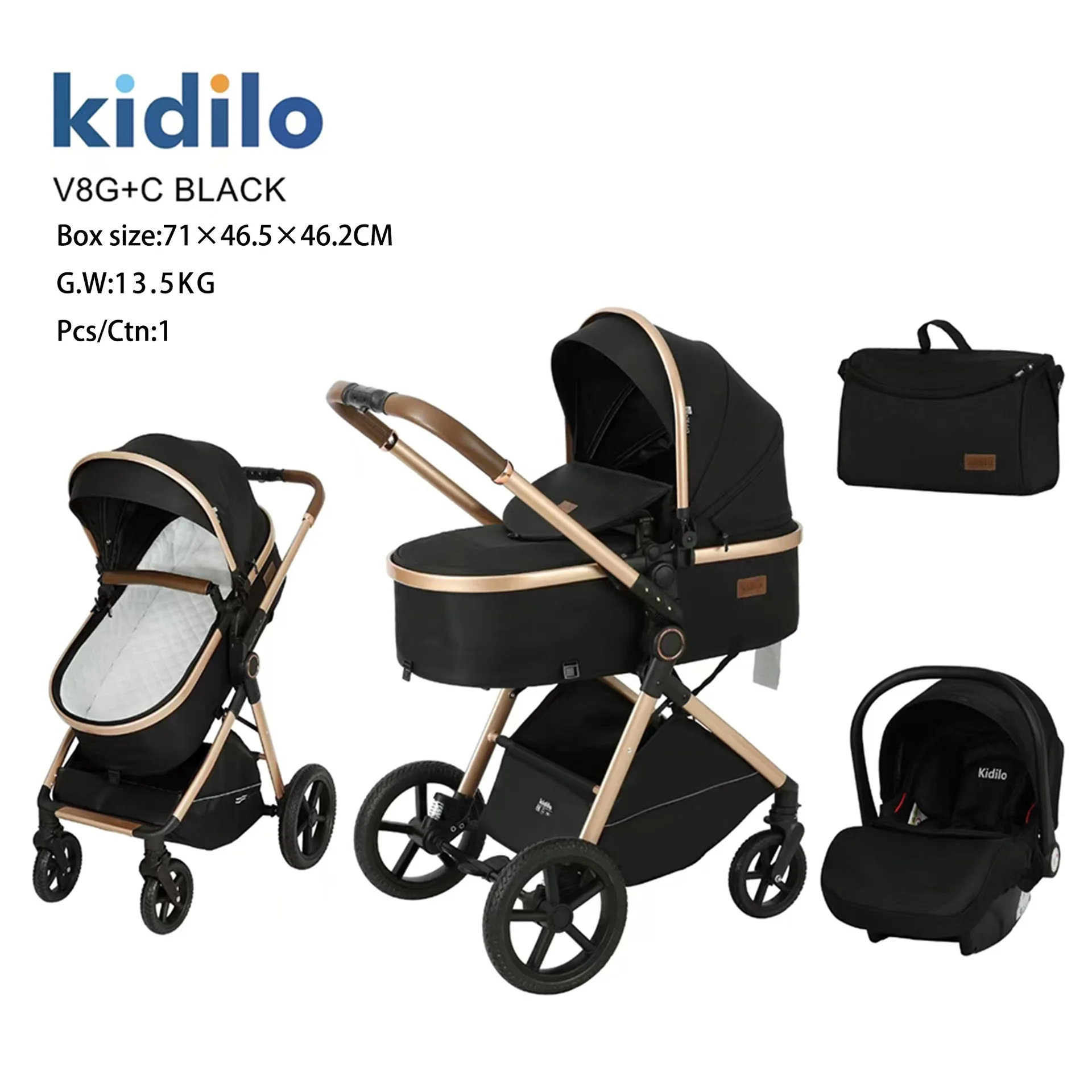 Cochecito 3 en 1 ligero para bebe de 0-36 meses - Modelo 2026 - imagen 5
