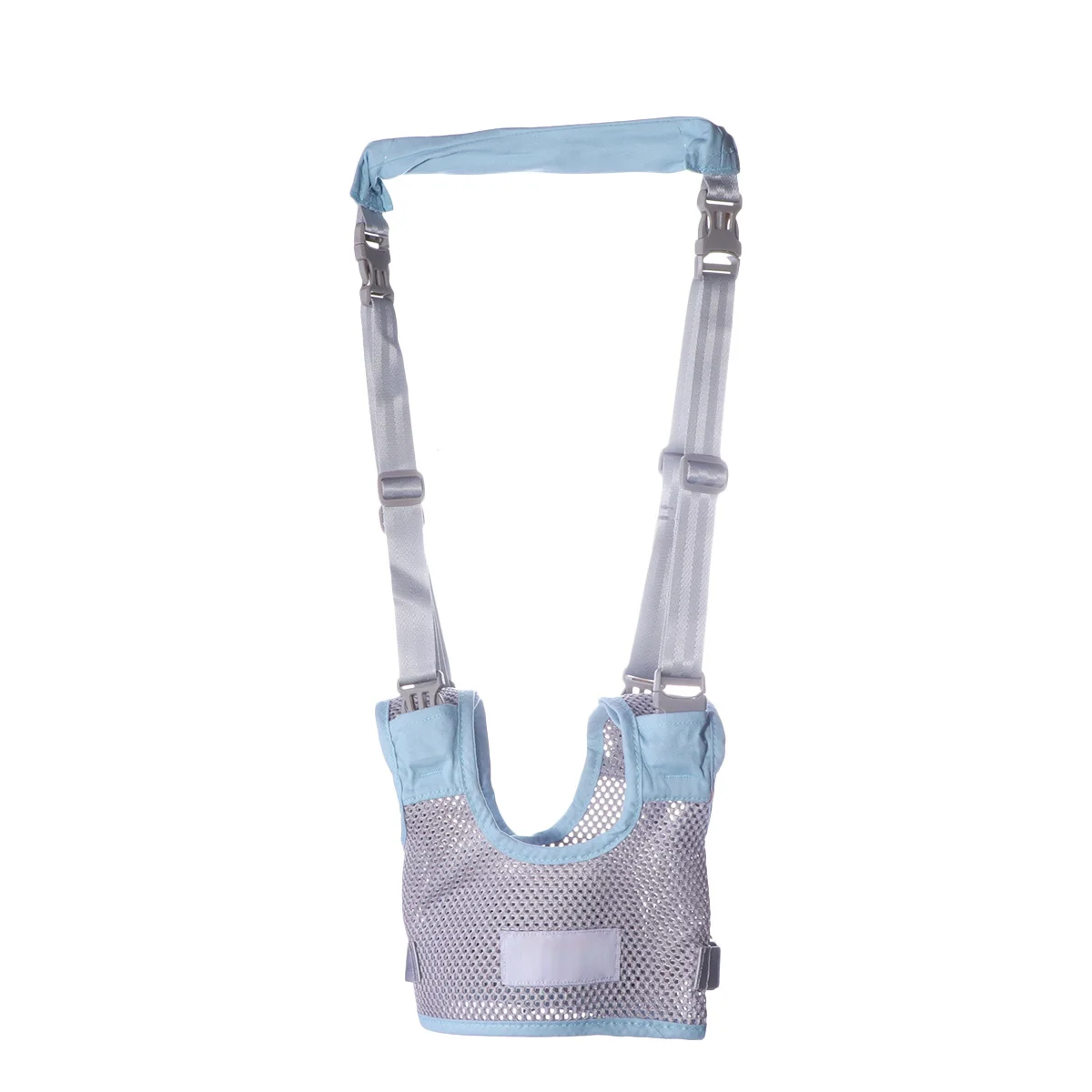 Arnés desmontable para caminar para bebé, cinturón de aprendizaje ajustable para caminar en bebé, color azul cielo, correa transpirable antipérdida, seguridad para caminar para niños pequeños - imagen 4