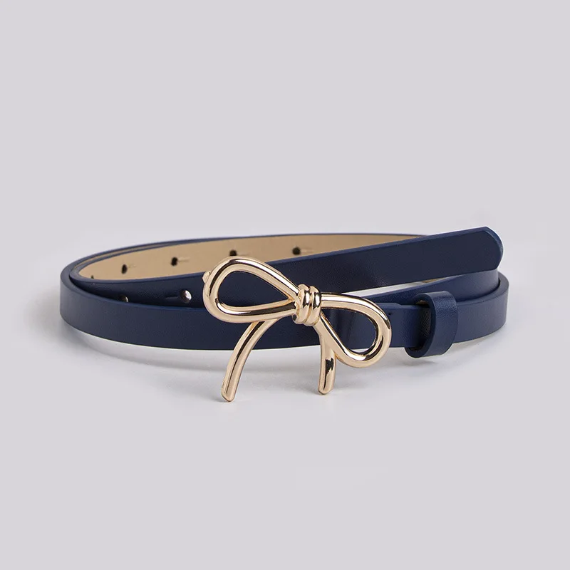 Blue gold buckle