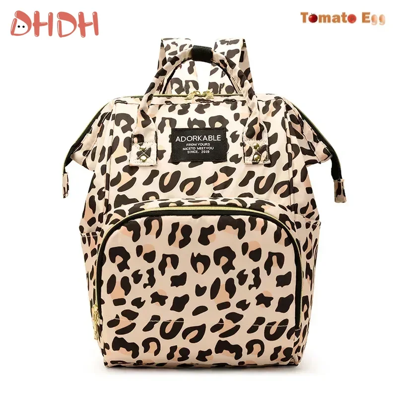 Bolsa de pañales para bebé con cremallera y estampado infantil - imagen 2