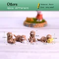 4pcs Otters