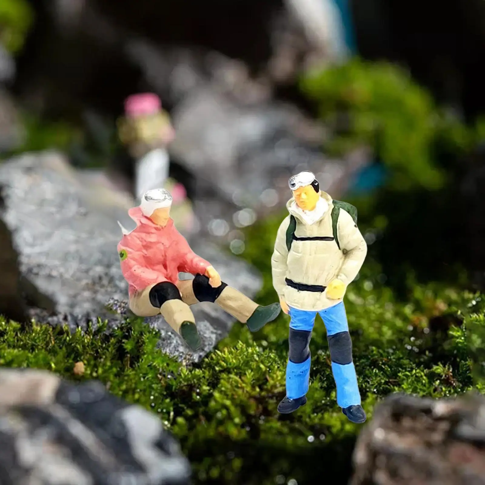 Figuras de trepadores para diorama 1:87