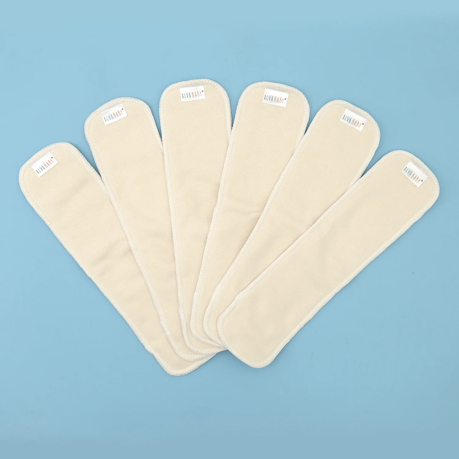 ALVABABY inserto cáñamo para pañal de tela reutilizable recién nacido - imagen 2