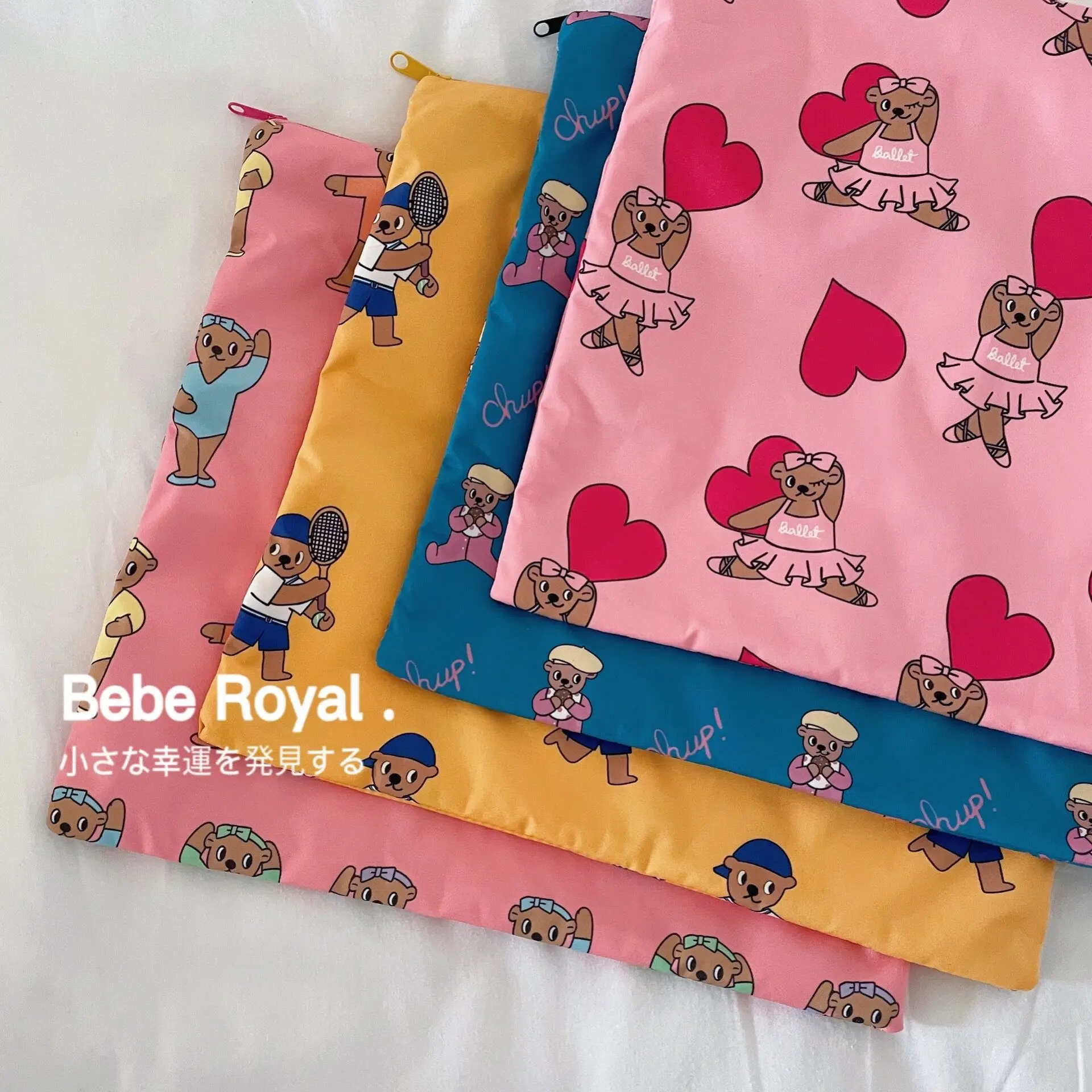 Organizador portátil para bolsa pañales con oso - imagen 2