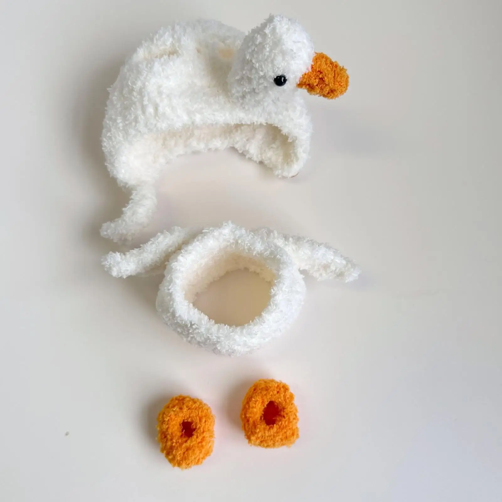 Doll Clothes with Hat And Shoes, Soft Little Swan Costume, Outfits for 17cm Dolls, Girl Dolls, Fashion Doll, Thanksgiving Gift