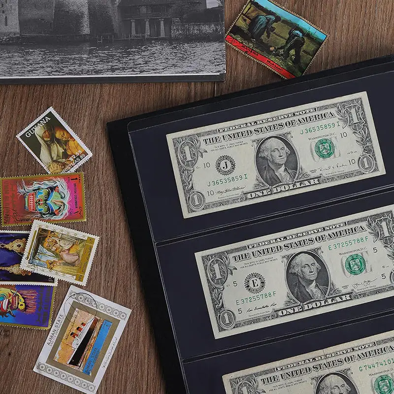 Para coleccionista, decoración del hogar, manualidad para regalo, papel, álbum de dinero, colección de dinero, libro de colección de PVC, coleccionistas de dinero de papel - imagen 2