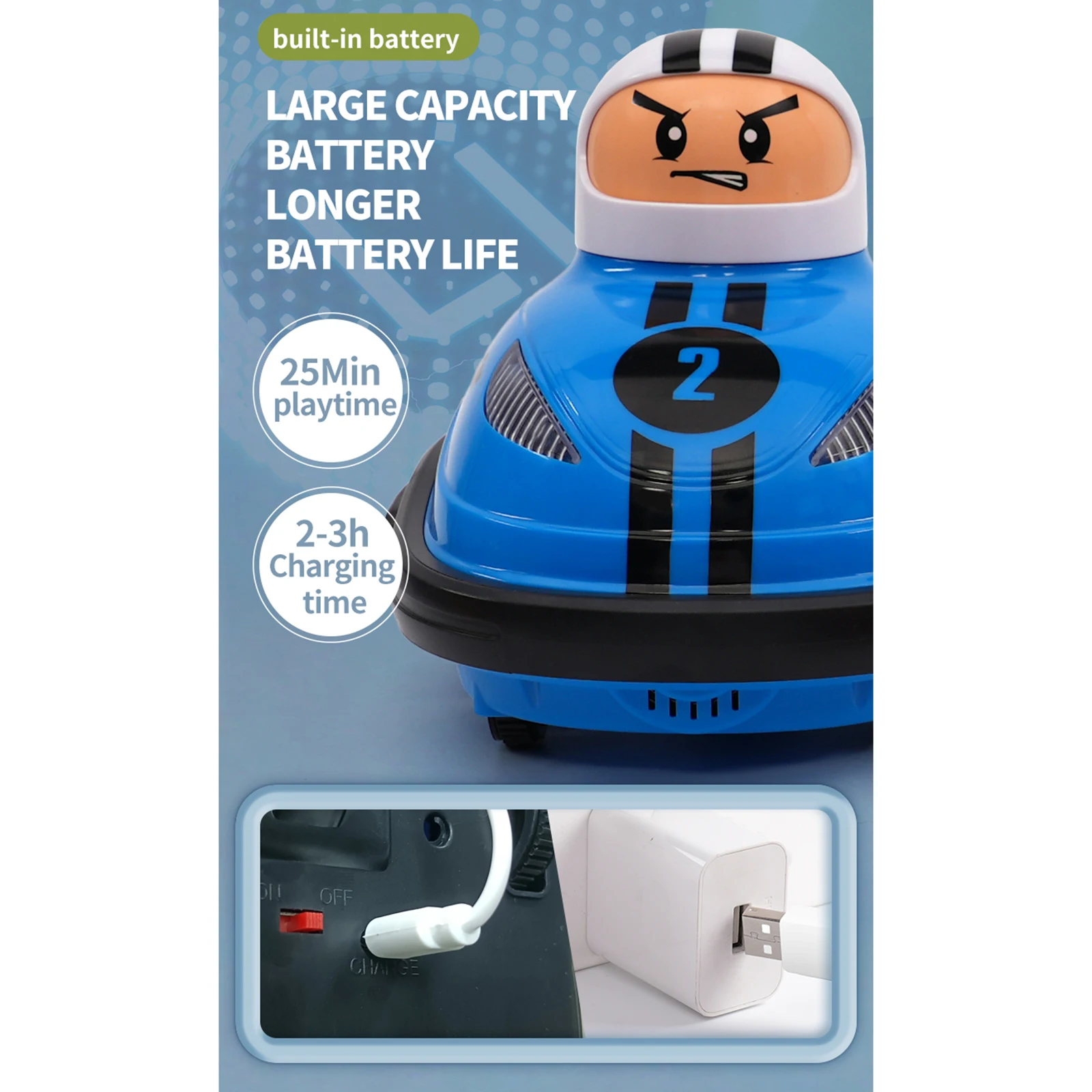 Coches RC con control remoto para niños – Resistentes y divertidos - imagen 3