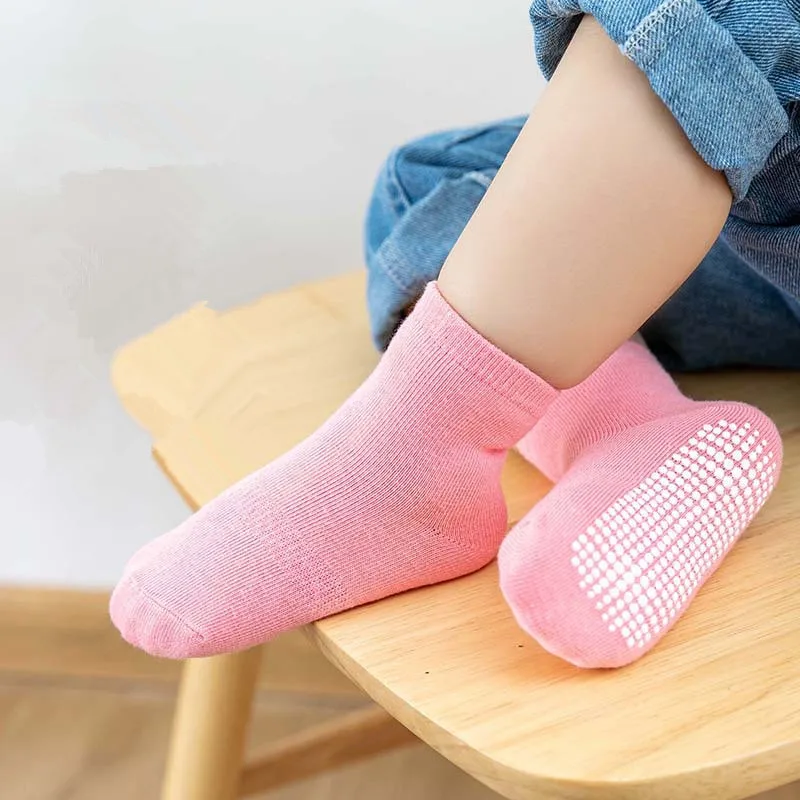 Calcetines antideslizantes algodón bebé recién nacido – agarre - imagen 5