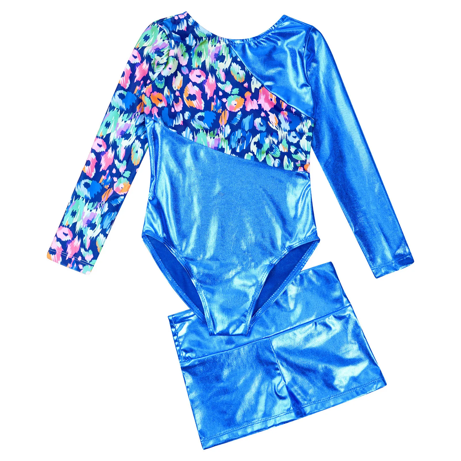 Leotardo de ballet para niña moderno con estampado Biketard - imagen 3