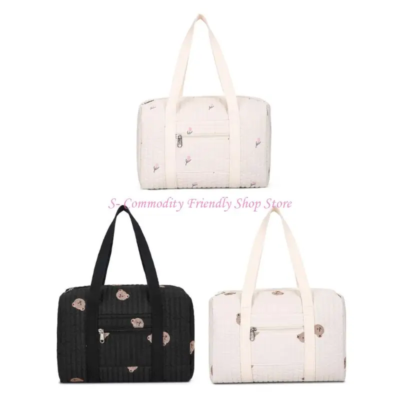 Bolsa pañales 85ae con bolsillo para biberones Producto esencial Amplio Baby Nappy Organizador para salidas viajes