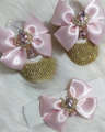 pink and gold