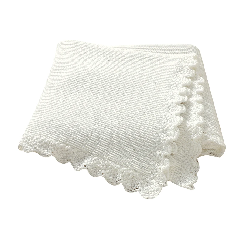 Manta de algodón tejida bebé cuadros – Ideal cochecito