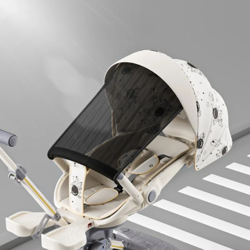 충격 흡수 휴대용 접이식 유모차, 경량 여행용 어린이 트롤리 카트, 4 륜 아기 유모차, 신제품 - imagen 4